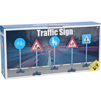 Dopravní značka Mac Toys Dopravní značky 81 cm 5ks