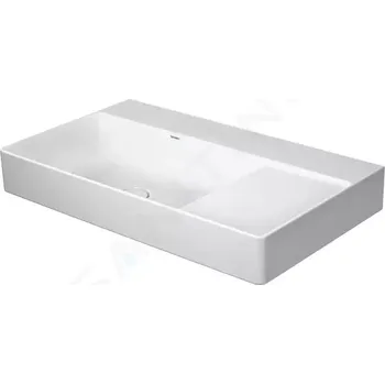 Umyvadlo Duravit DuraSquare Umyvadlo 80x47 cm, levé, DuraCeram, alpská bílá, 2348800070