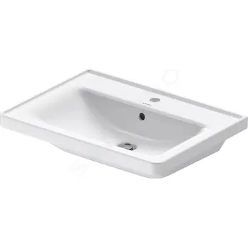 Umyvadlo Duravit D-Neo Umyvadlo 65x48 cm, 1 otvor pro baterii, bílá, 2367650000