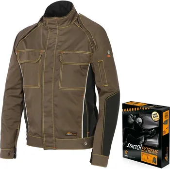 pracovní bunda Montérková bunda STRETCH EXTREME 8845B khaki-černá L khaki-černá