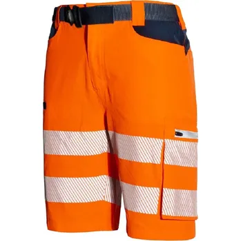 Pánské kraťasy Bermudy HIVI Softshellové light 8454B pánské oranžovo-modré M oranžovo modré