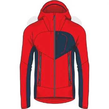 Pánská softshellová bunda Bunda REDWANB NORTHFINDER BU-3861OR pánská softshellová červeno-modrá 2XL červeno-modrá