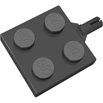 Stavebnice COBI Náhradní díl - osa podvozku 2x2 1/3 černá COBI-43107