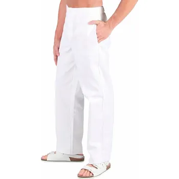 Kalhoty pánské bílé vz.460 100% Ba pevný pas