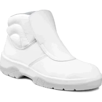 Pracovní obuv M-FIBRE DELTA LUX S2 pracovní kotníčková obuv s ocelovou špicí, bílá 37 bílá