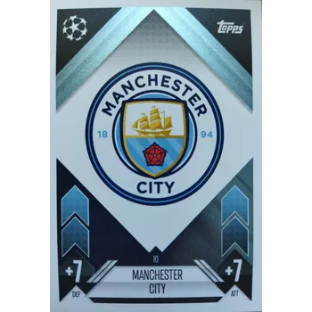 Sběratelská karetní hra Manchester City logo