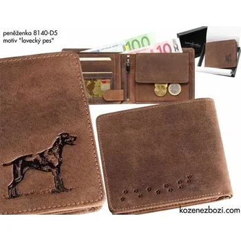 Peněženka Peněženka - "Lovecký Pes" ležatá - ohař