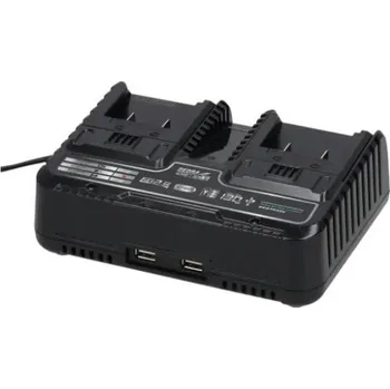 Nabíječka baterií DEDRA Nabíječka dvouslotová 18V DED7038V