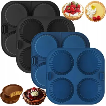 Forma na pečení Mini silikonová vzduchová fritéza na pečení muffinů na pečení dortů Silikonová mini fritéza