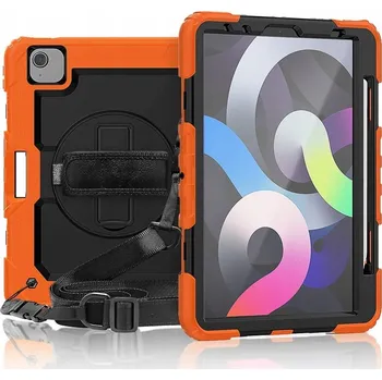 Pouzdro na mobilní telefon Pouzdro pro iPad Pro 12.9" se Stojánkem a Popruhem přes Rameno Oranžové