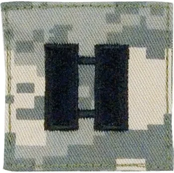 Příslušenství pro sportovní střelbu MILITARY RANGE Nášivka hodnosti VELCRO CAPTAIN ARMY ACU DIGITAL