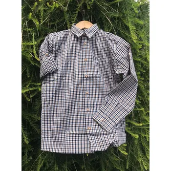 Chlapecká košile Orbis Dětská košile hnědé káro velikosti: 110/116