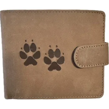 Peněženka se sponou - psí stopy