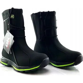 Dámská zimní obuv Obuv SNOWBEST 2 1754 dámská softshellová černo-zelená