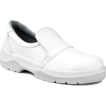 Pracovní obuv M-FIBRE ALFA LUX S2 pracovní polobotka s ocelovou špicí, bílá 37 bílá