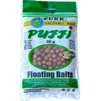 Umělá nástraha CUKK Foukaný Chleba Puffi Natural 30g Hmotnost: 30g, Průměr: 8mm