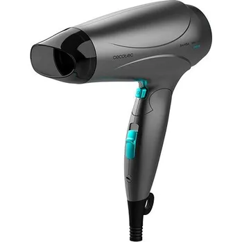 Fén Fén na vlasy Cecotec, 4327 Bamba Ionicare Power&Go Black, cestovní, 2 stupně rychlosti, 3 nastavení teploty, skládací držák, 2400 W