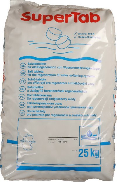 SUPERTAB tabletová regenerační sůl 25kg