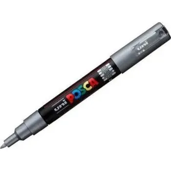 Permanentní popisovač stříbrný UNI 1 ks