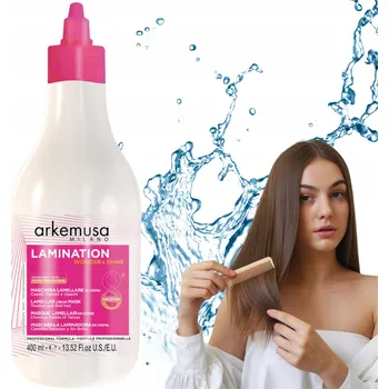 Vlasová regenerace Maska na Suché a Krepatějící Vlasy Arkemusa Lamination Lamelární 400 ml