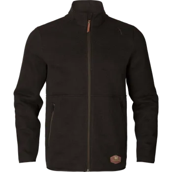 Pánský svetr Značka Härkila HÄRKILA svetr METSO FULL ZIP Barva: Shadow brown- Stínově hnědá, Velikost oblečení: 4XL