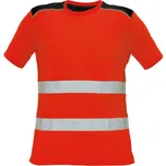 Triko KNOXFIELD Hi-Vis červené reflexní z lehkého polyesterového úpletu M červené