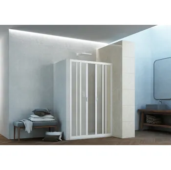 Hopa Maestro Centrale Sprchové dveře 160 cm, posuvné, Bílá / Polystyrol, BSMAC16P