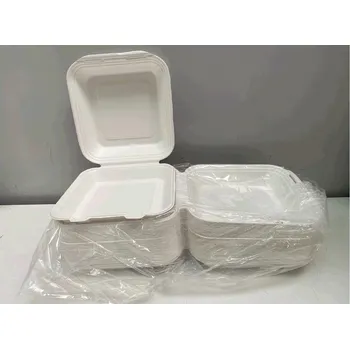 Nádobí Menu BOX bio z cukrové třtiny 222 x 200 x 67 mm 1100 ml bílý 50 ks WIMEX 45601