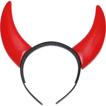 Karnevalový doplněk Čelenka čertovské rohy