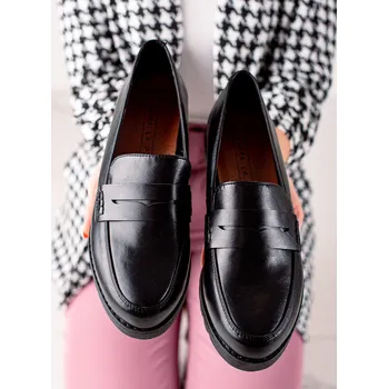 Dámské mokasíny KLASICKÉ ČERNÉ MOKASÍNY 210025B Velikost: 36