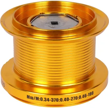 Rybářský naviják Giants Fishing Náhradní Kovová Cívka Gold Metal Spare Spool Deluxe FD9000