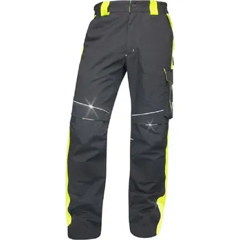 montérky Montérkové kalhoty NEON H6401 pasové černo-žluté 68 černo-žluté