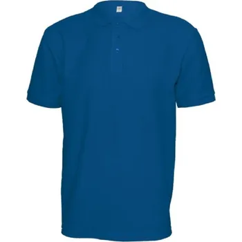 Pánské tričko Polokošile krátký rukáv královská modrá UNISEX, 180g/m2 XL královsky modré
