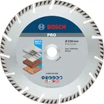 Diamantový segmentový řezný kotouč Bosch PRO for universal 230x22,23 mm