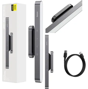 Lampička Nástěnné svítidlo Baseus šedé s integrovaným LED zdrojem 4,5 W