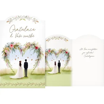 UNIPAP přání svatební M16-136 H PRANI_H_604 549560