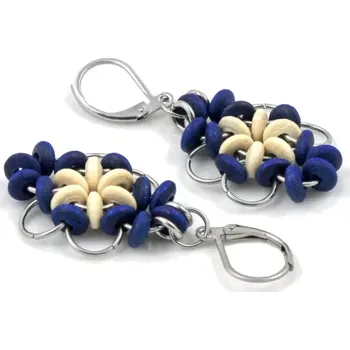 Náušnice Dřevěné náušnice Belomorsk