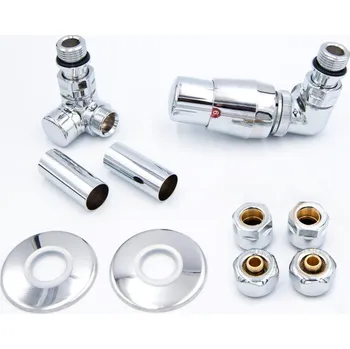 Termostat Hopa Classic-Set Připojovací sada se svěrným šroubením, pravá, chrom, RDCLASSICSETRC