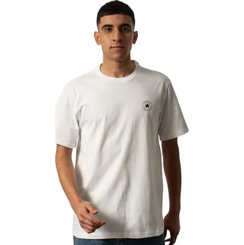 Pánské tričko tričko Converse Go-To Mini Patch/10026565 - A01/White XXL