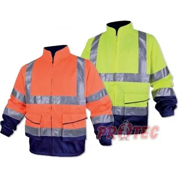 Pracovní reflexní bunda PHVES, Panoply, oranžovo-modrá, 260g/m2