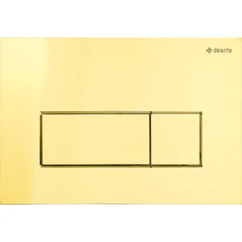 Klozet Deante Deante, splachovací tlačítko Slim pro závěsný rám Deante, zlatá matná, CST_Z51P