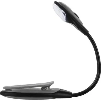 Lampička Intesi Lampa s klipem na čtení šedá