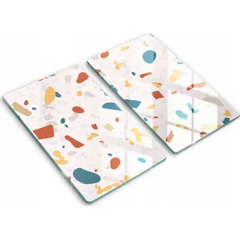 Obraz Ochranné kryty Tvrzené Sklo s ozdobným vzorem 2x30x52 cm Gresová dekorativní dlaždice kámen