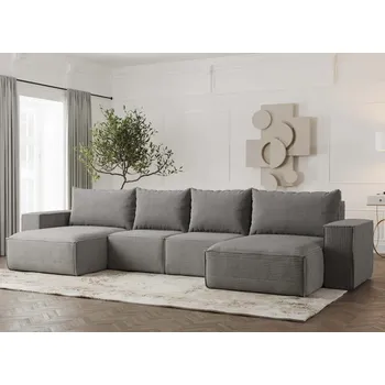 Sedací souprava Relax-postele.cz Lea Šedá 22