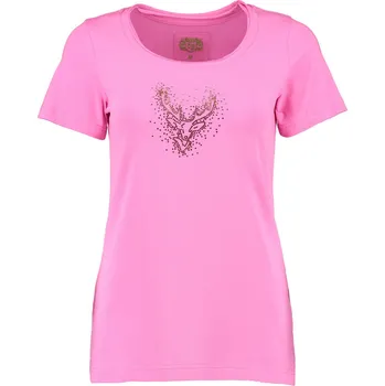 Orbis Dámské tričko růžové s jelenem Velikost: L