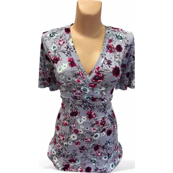 Dámská tunika Tunika DENTA, Barva Světle šedá, Velikost XXXL 54, Materiál 96% Viskoza 4% Lycra