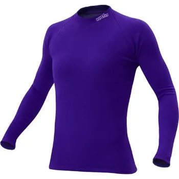 Pánské termoprádlo Triko BLUE FLY DUO funkční termo s dlouhým rukávem fialové 2XL fialové