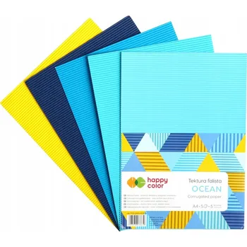 Obraz Vlnitá lepenka A4 Happy Color 5 listů