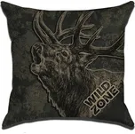 Myslivecký polštář zelený Wildzone jelen hlava