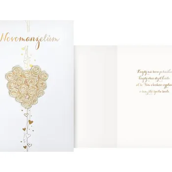 UNIPAP přání svatební CN-902 PRANI_H_C0438 549599